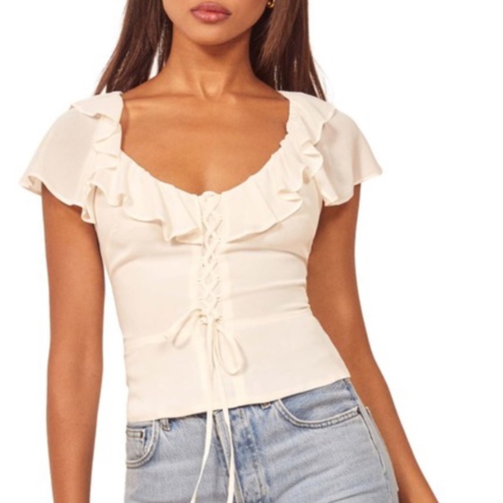 REFORMATION Fleur Top size 10